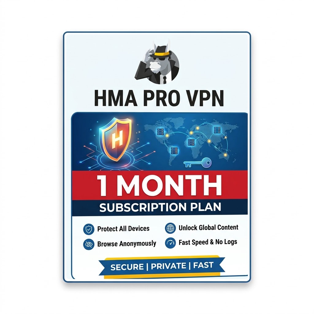 HMA Pro VPN 1 Month digital licence artwork