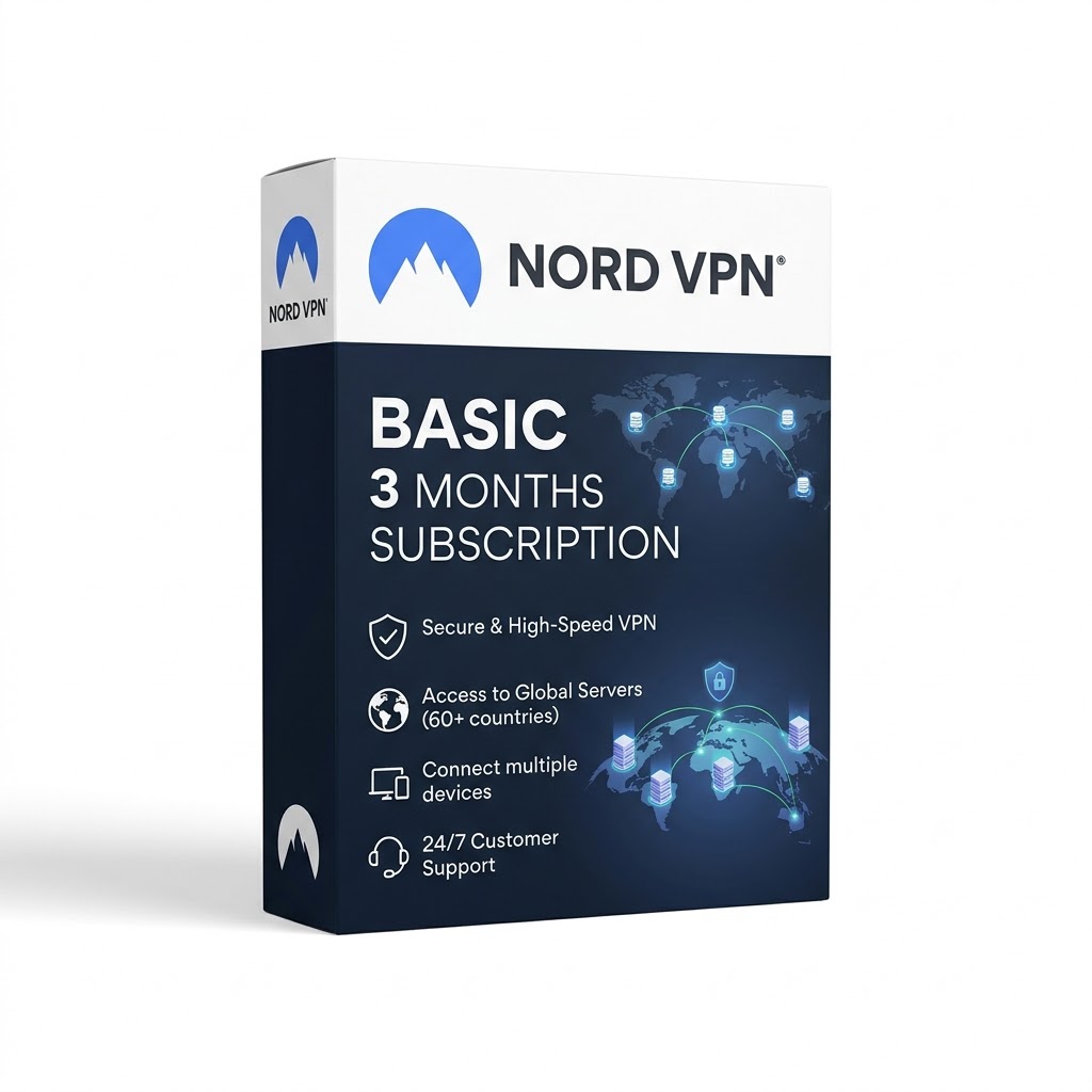 NordVPN Basic 3 Months digital licence artwork
