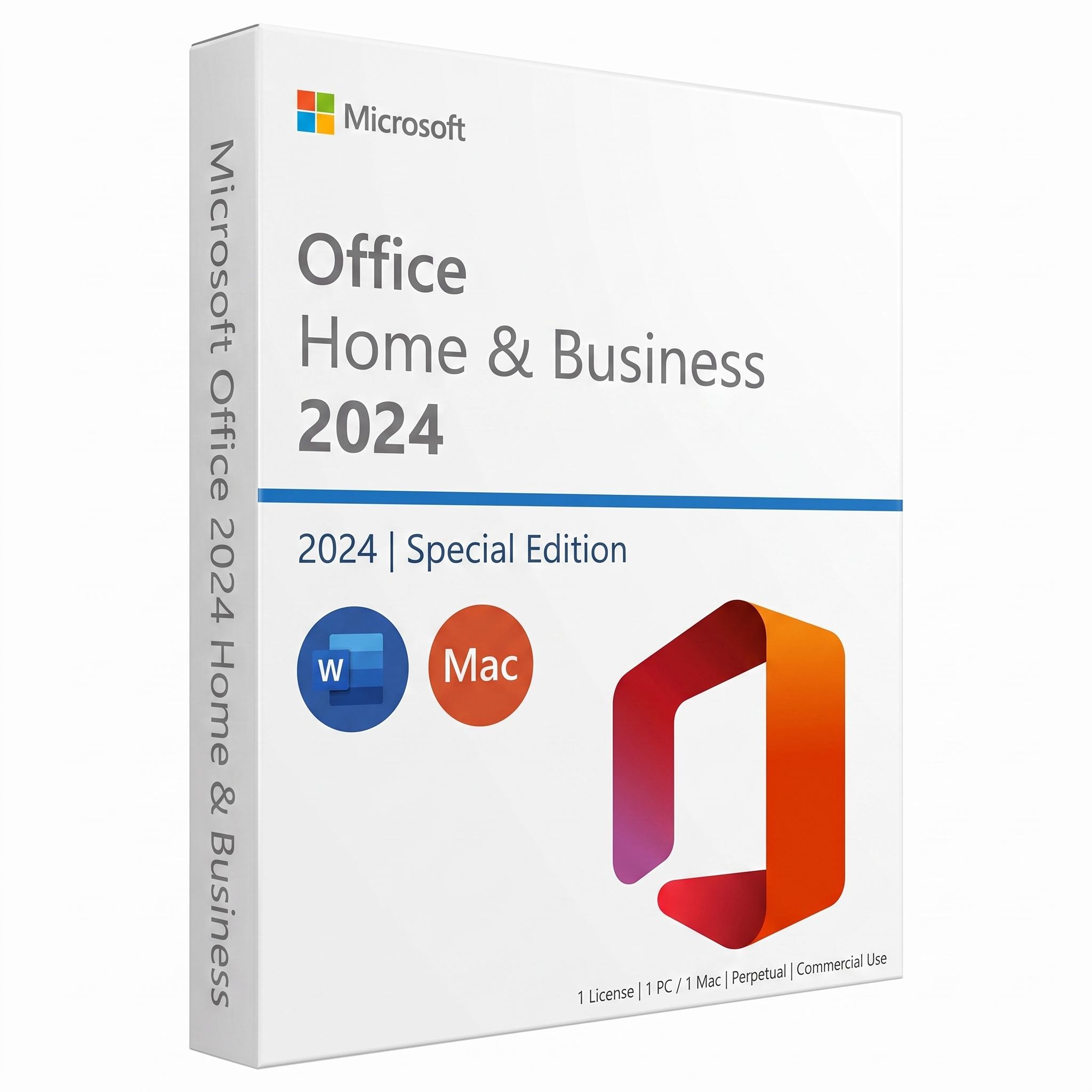 Office 2024 Home & Business Windows / Mac digital licence artwork