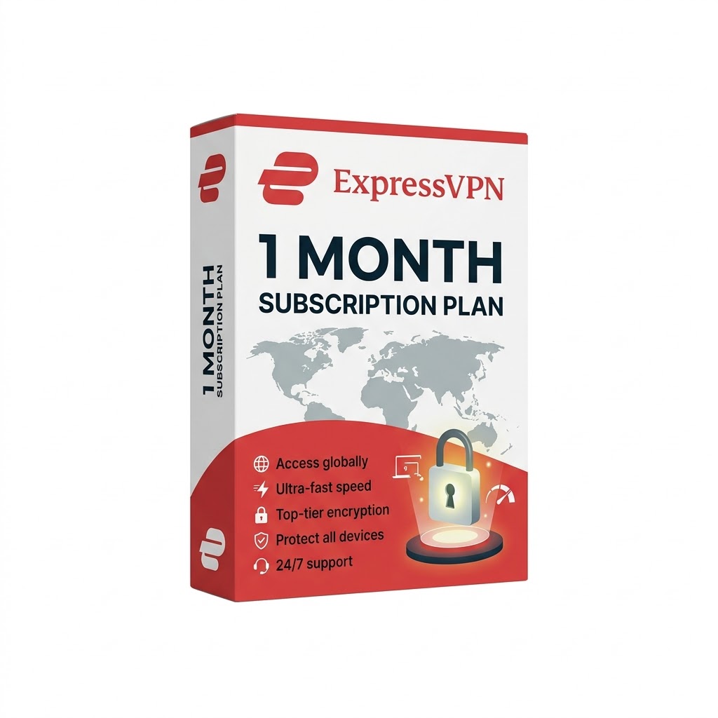 ExpressVPN 1 Month digital licence artwork