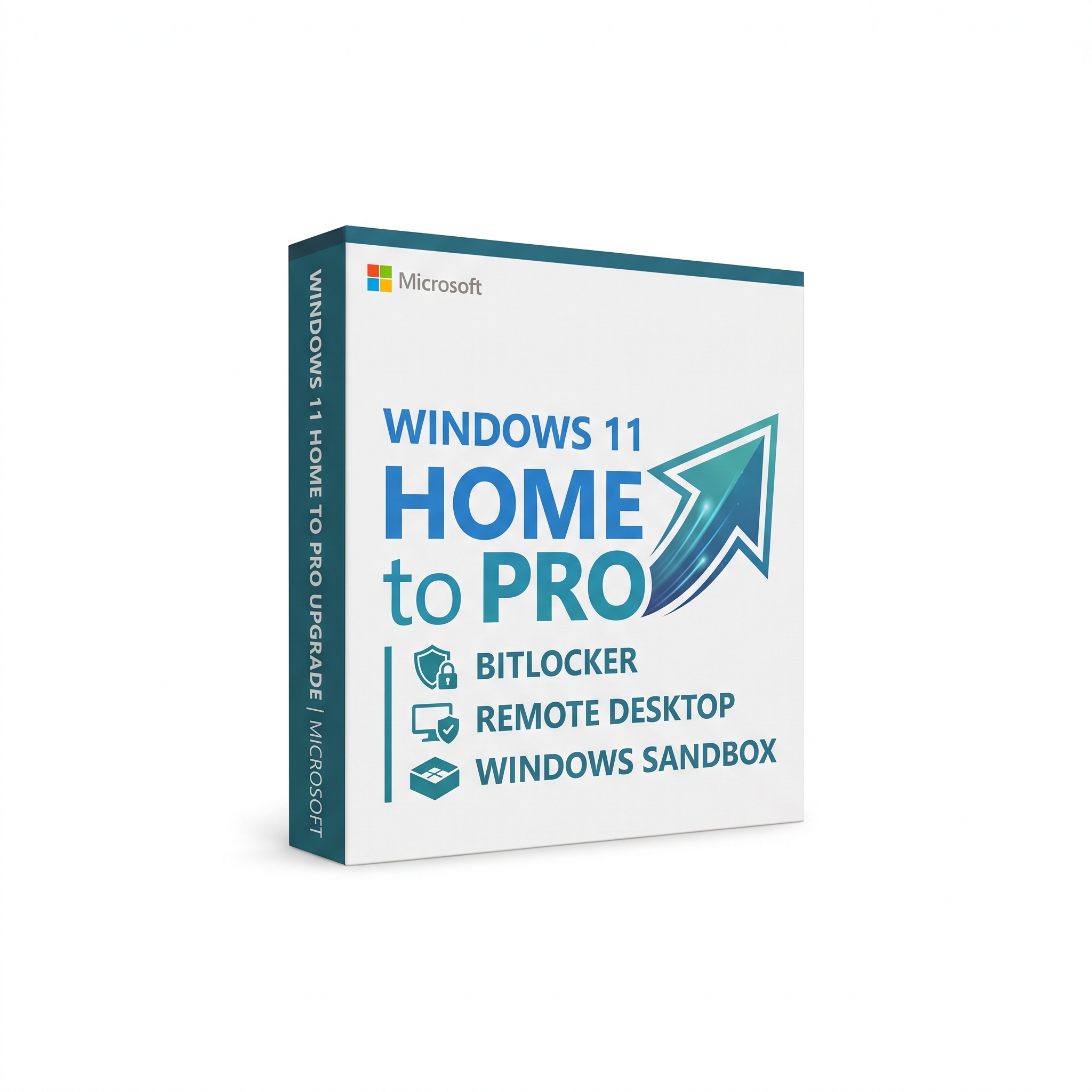 Windows 11 Home to Pro Upgrade Key digital licence artwork