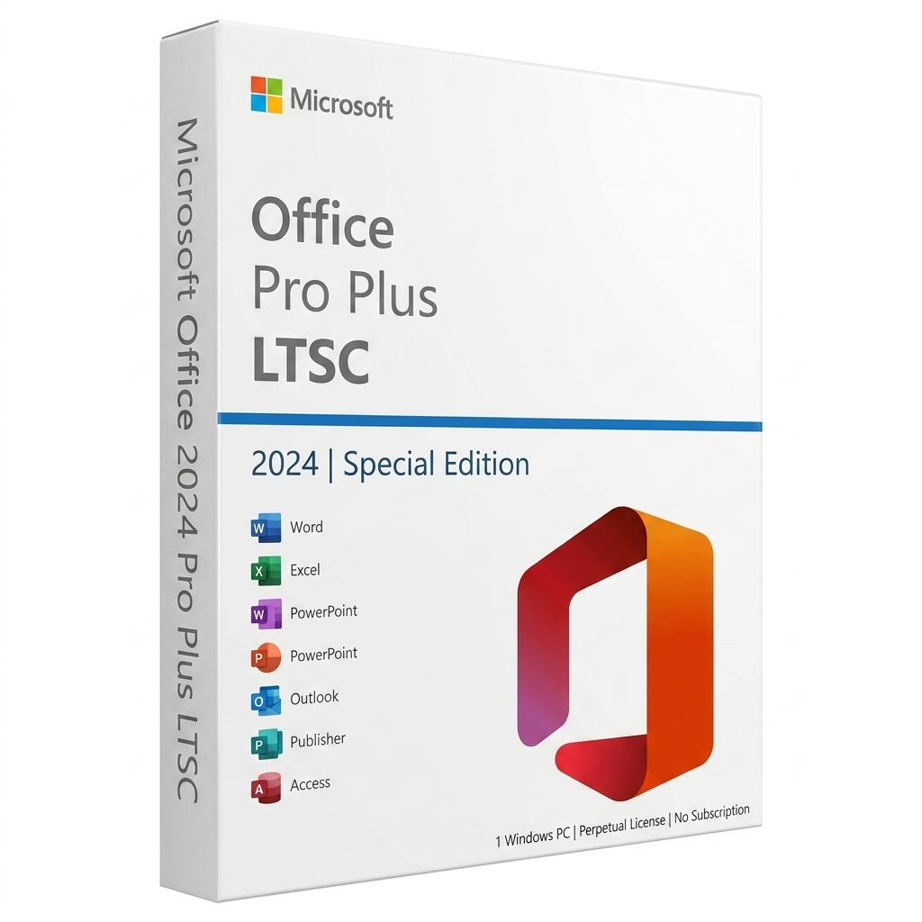 Microsoft Office 2024 Professional Plus LTSC digital licence artwork
