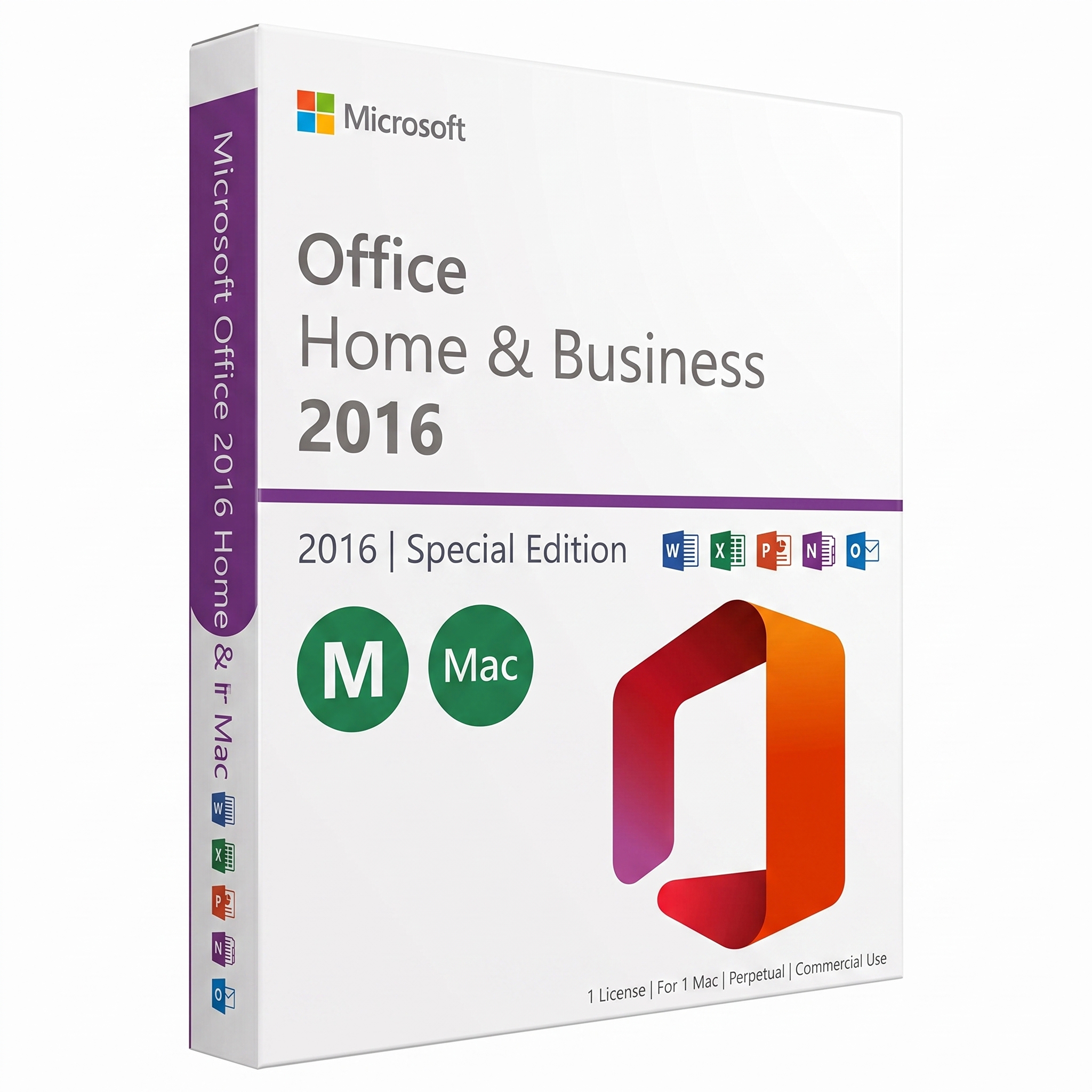 Office 2016 Home & Business for Mac digital licence artwork