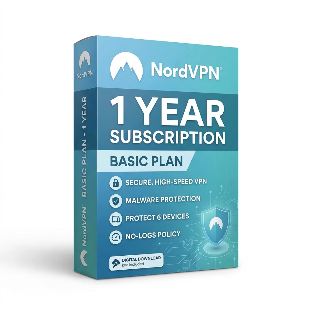 NordVPN Basic 1 Year digital licence artwork
